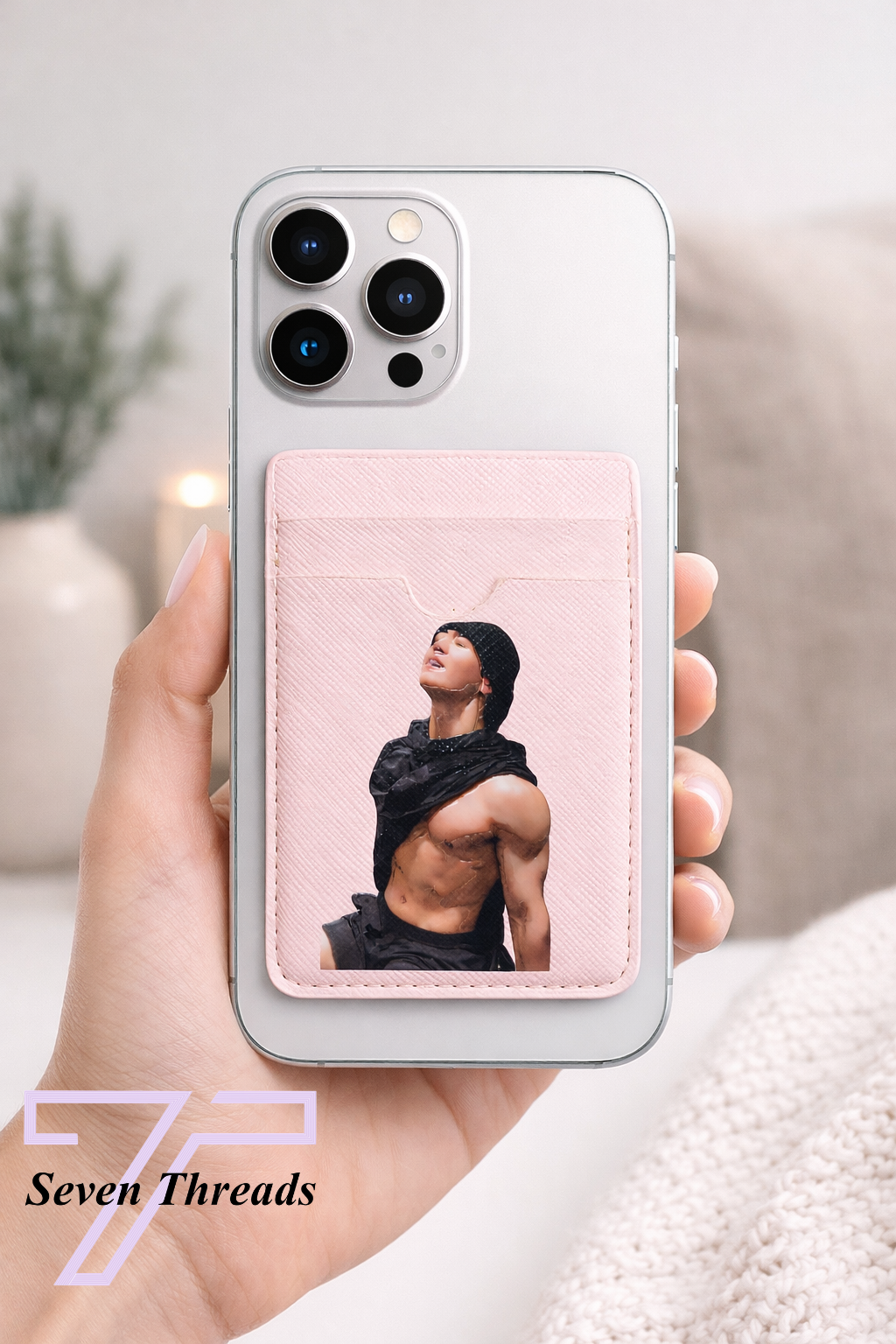 Fully Custom 3D UV Textured Phone Card Holder