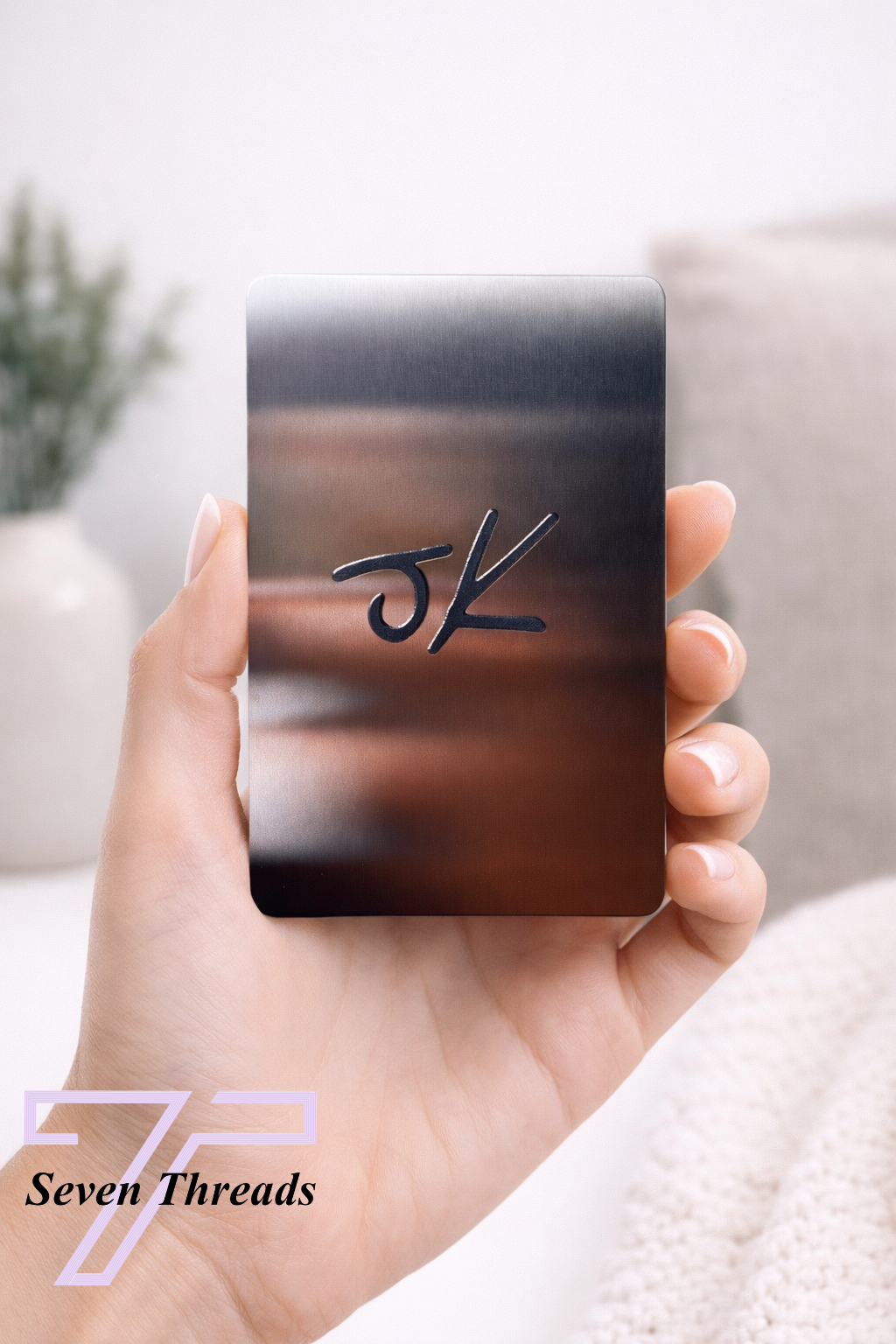 Fully Custom Premium 3D Print Metal Photocard
