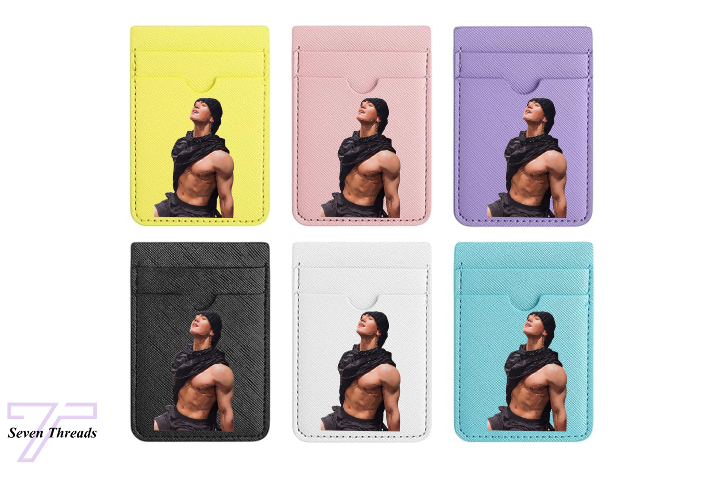 Fully Custom 3D UV Textured Phone Card Holder